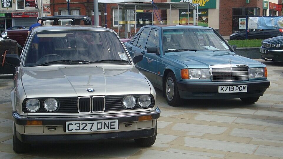 80's BMW, Mercedes Benz and Jaguar